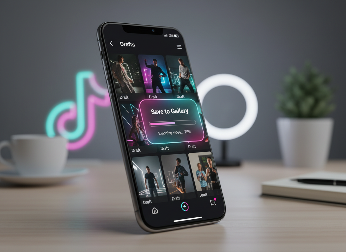 How to Download Your Own TikTok Drafts to Gallery